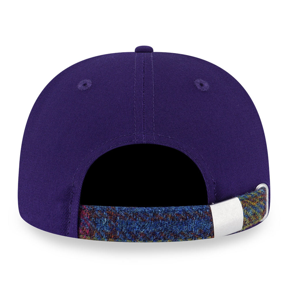 New Era Los Angeles Dodgers MLB Harris Tweed Purple 9FORTY A-Frame Snapback Cap