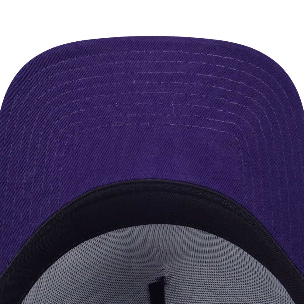 New Era Los Angeles Dodgers MLB Harris Tweed Purple 9FORTY A-Frame Snapback Cap