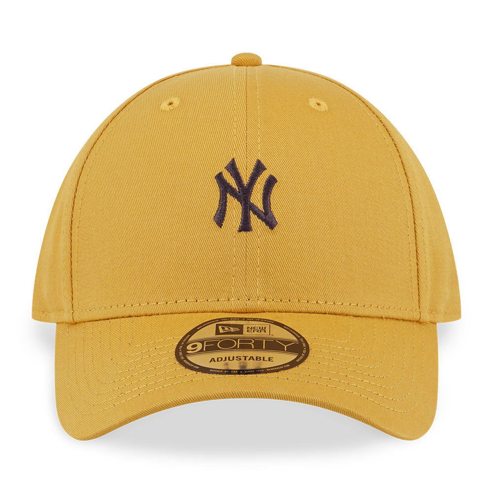 New Era New York Yankees MLB color Era Mini Logo Yellow Mustard 9FORTY Adjustable Cap