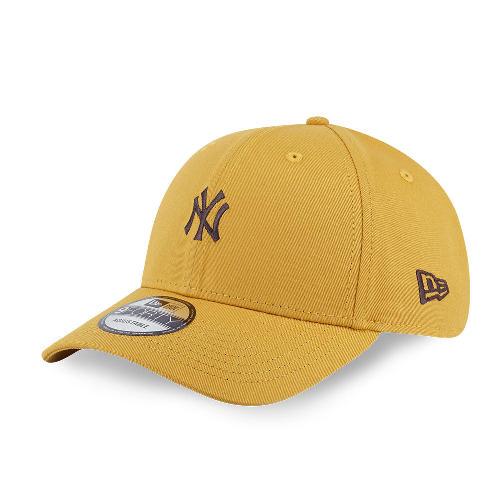 New Era New York Yankees MLB color Era Mini Logo Yellow Mustard 9FORTY Adjustable Cap