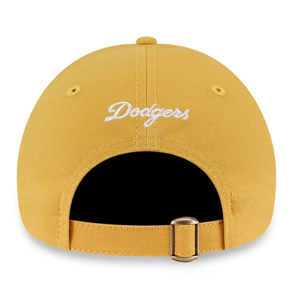 New Era Los Angeles Dodgers MLB Color Era Mini Logo Yellow Mustard 9FORTY Adjustable Cap