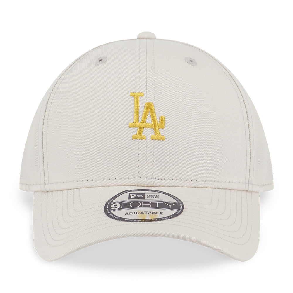 New Era Los Angeles Dodgers MLB Color Era Mini Logo Light Cream 9FORTY Adjustable Cap