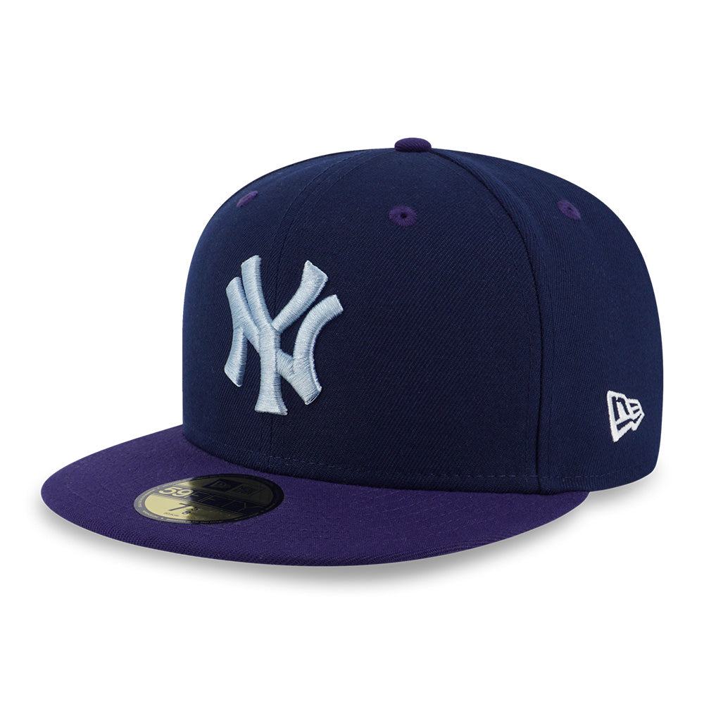 New Era New York Yankees MLB 5950 Pack Stellar Shadows Oceanside Blue 59FIFTY Fitted Cap