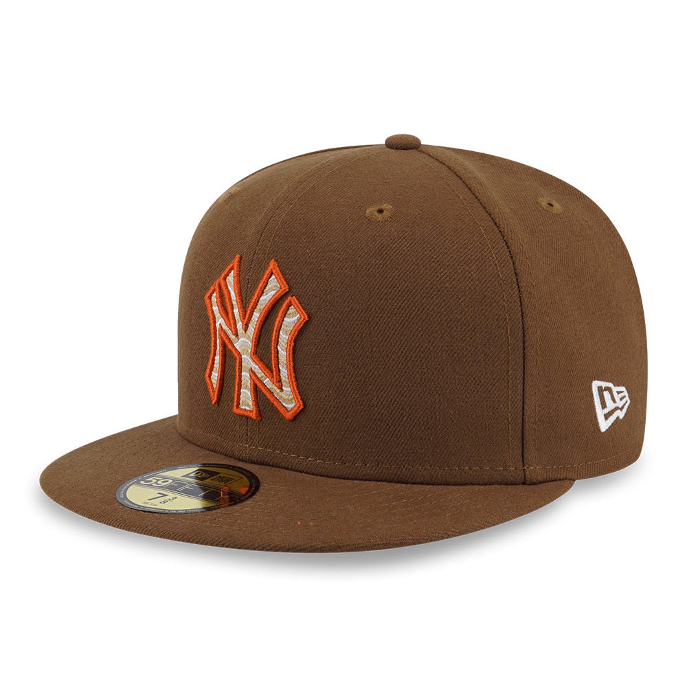 New Era MLB New York Yankees 5950 Pack Smoky Sizzle Toffee 59FIFTY Fitted Cap