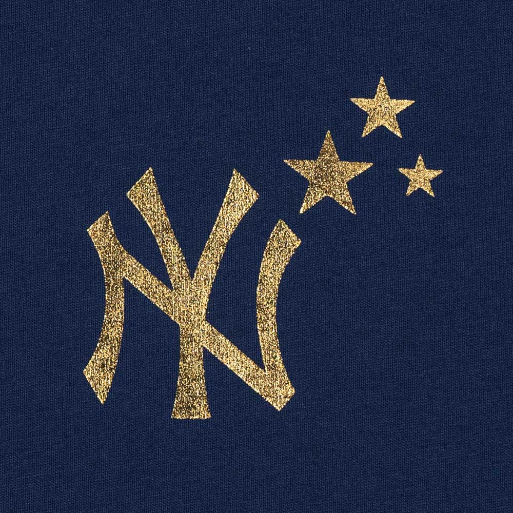 New Era New York Yankees MLB Winter Whisper Oceanside Blue Short Sleeve T-Shirt