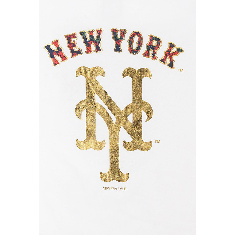 New Era New York Mets MLB Winter Whisper White Short Sleeve T-Shirt