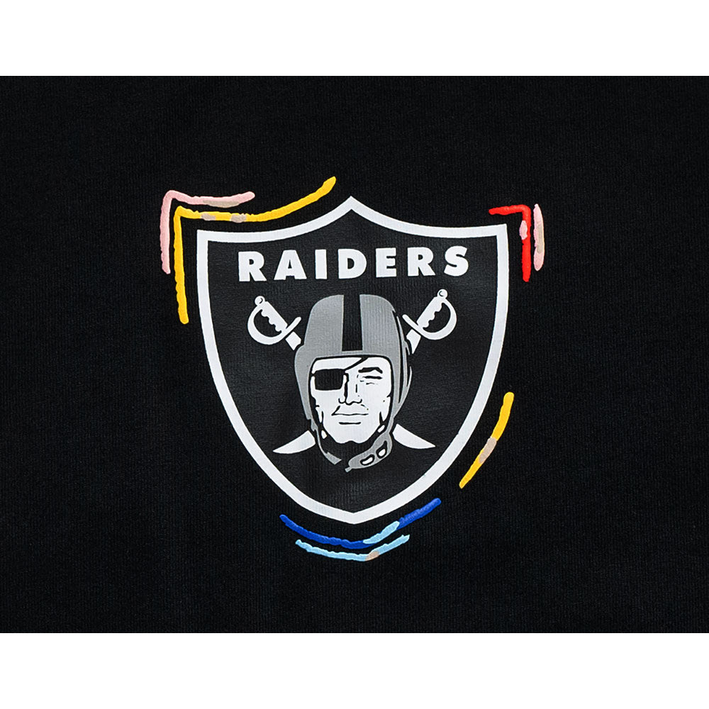 New Era NFL Las Vegas Raiders Tint Brush Black Short Sleeve T-Shirt