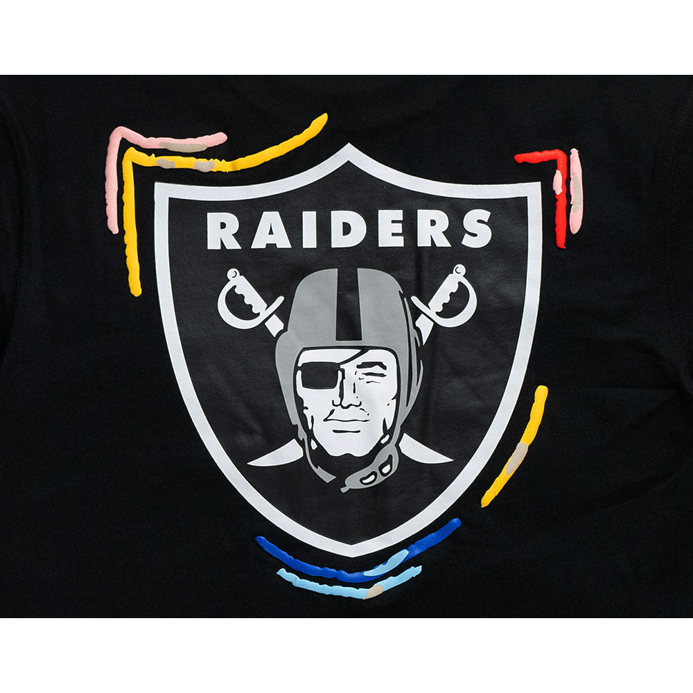 New Era NFL Las Vegas Raiders Tint Brush Black Short Sleeve T-Shirt