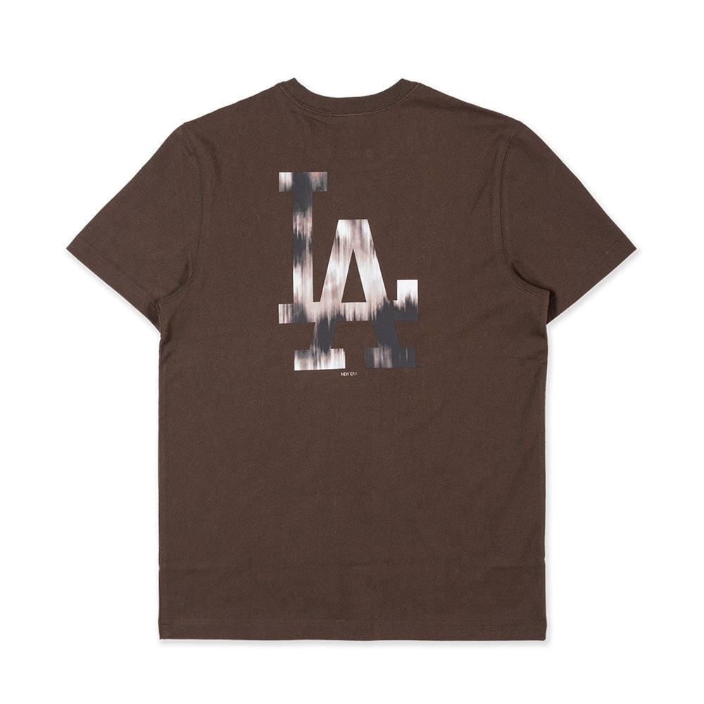 New Era Los Angeles Dodgers MLB Surreal Nature Chocolate Short Sleeve T-Shirt