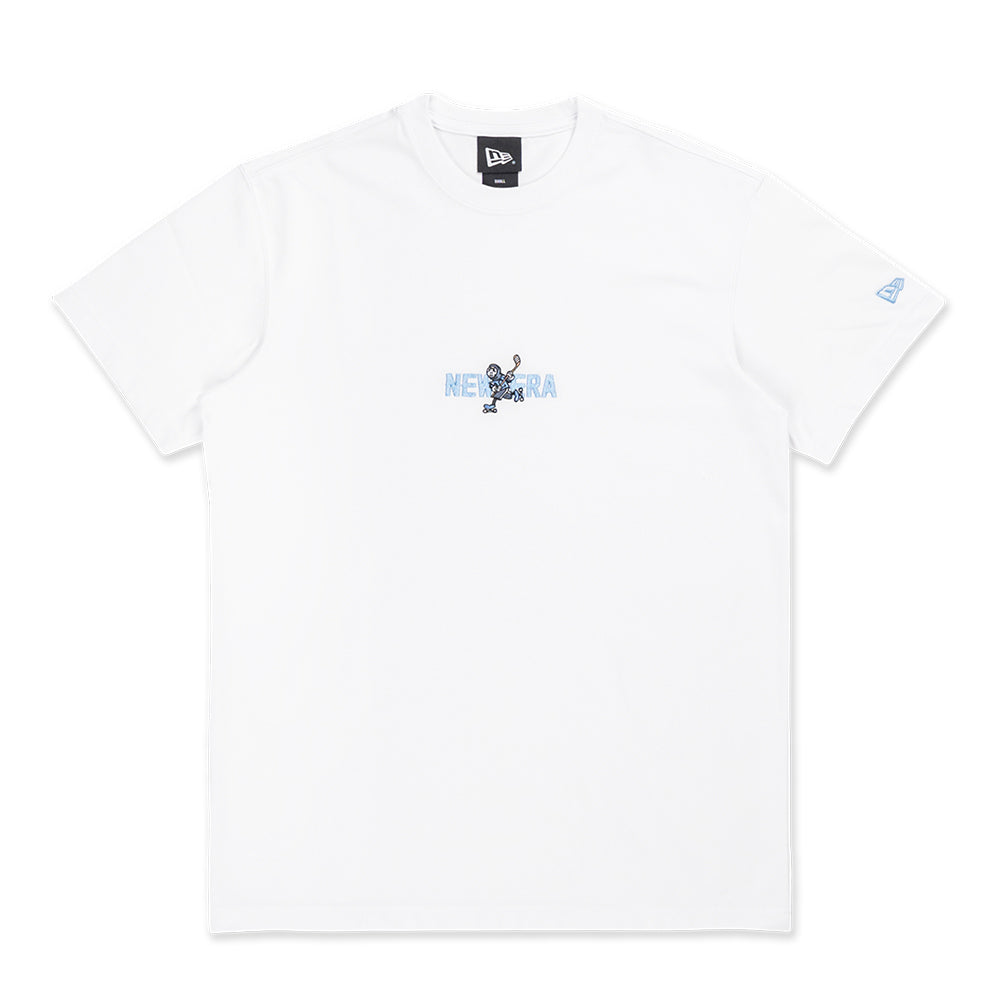 New Era Wordmark Street Dangle White Short Sleeve T-Shirt