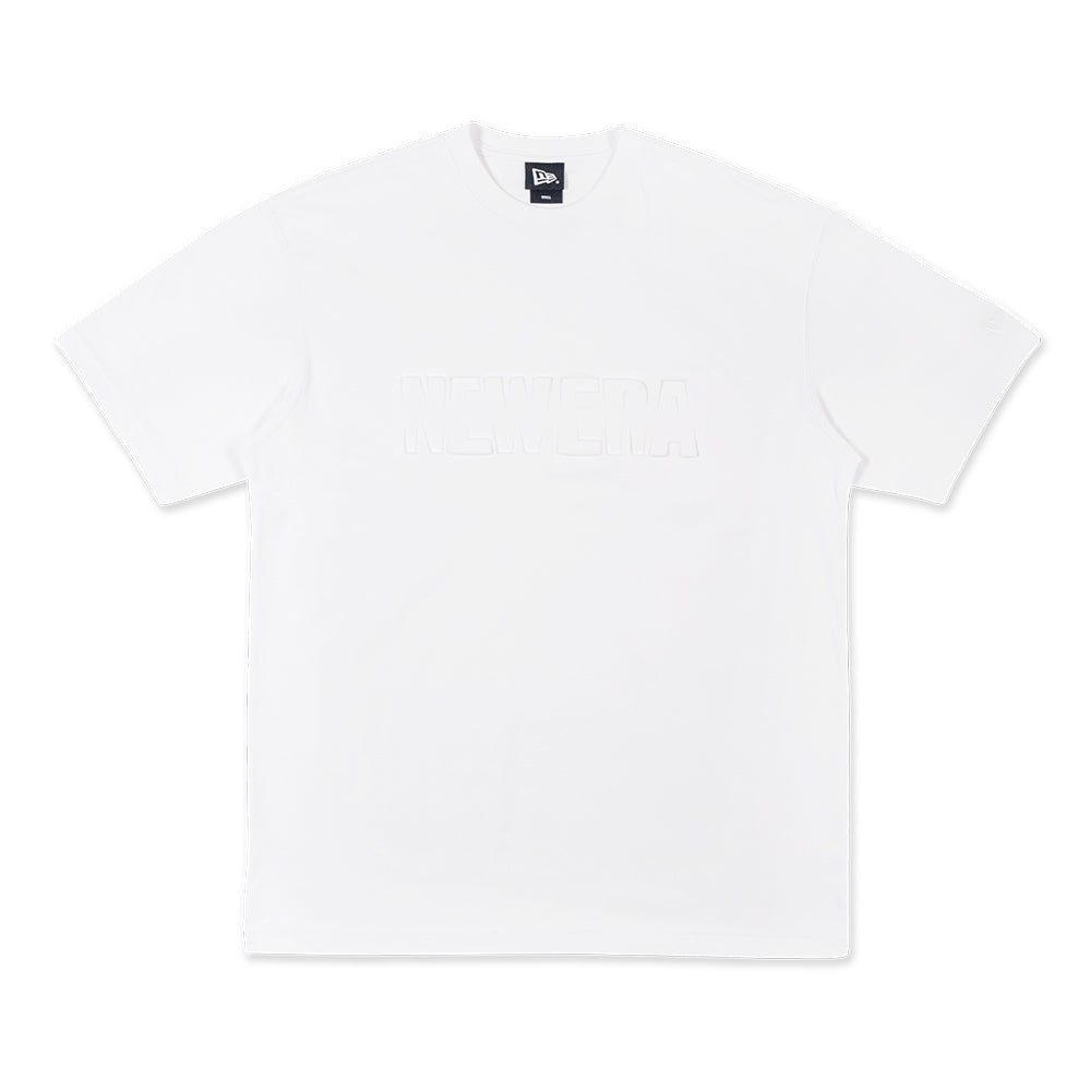 New Era Tonal Wordmark White Short Sleeve T-Shirt