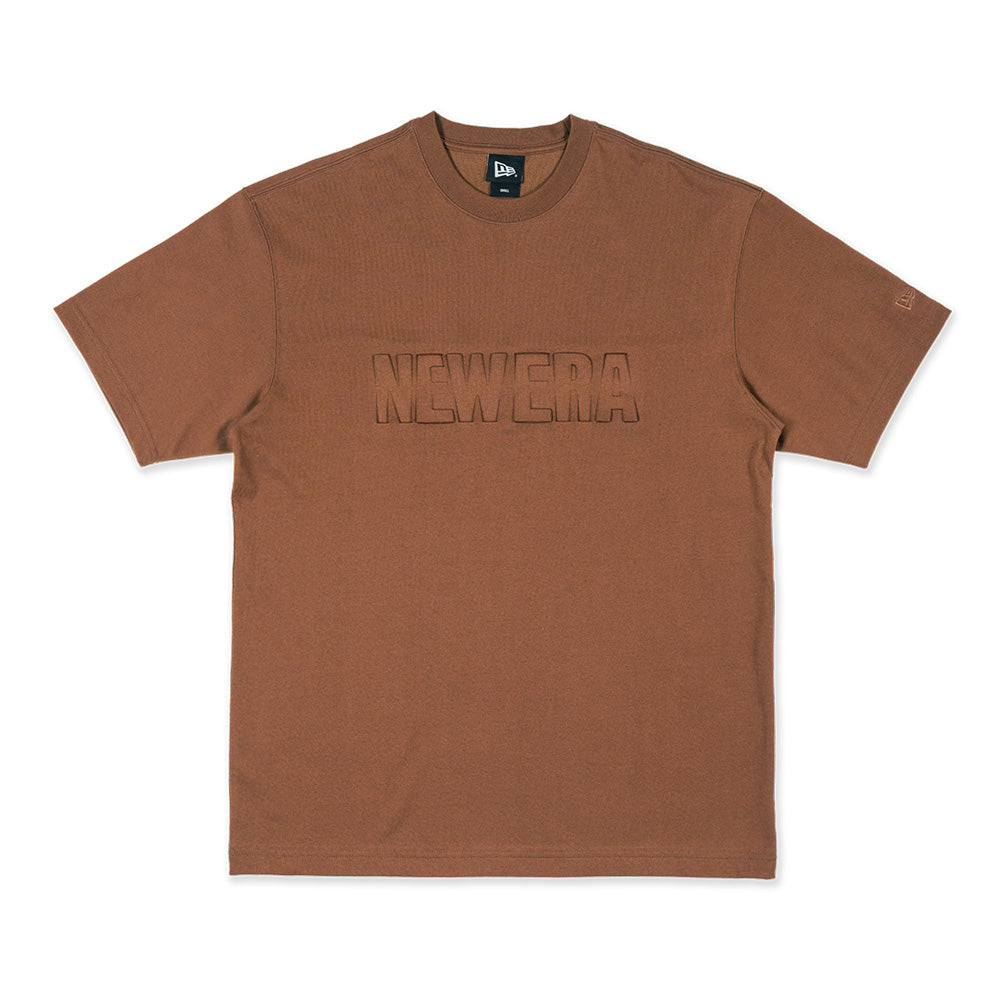 New Era Tonal Wordmark Toffee Short Sleeve T-Shirt