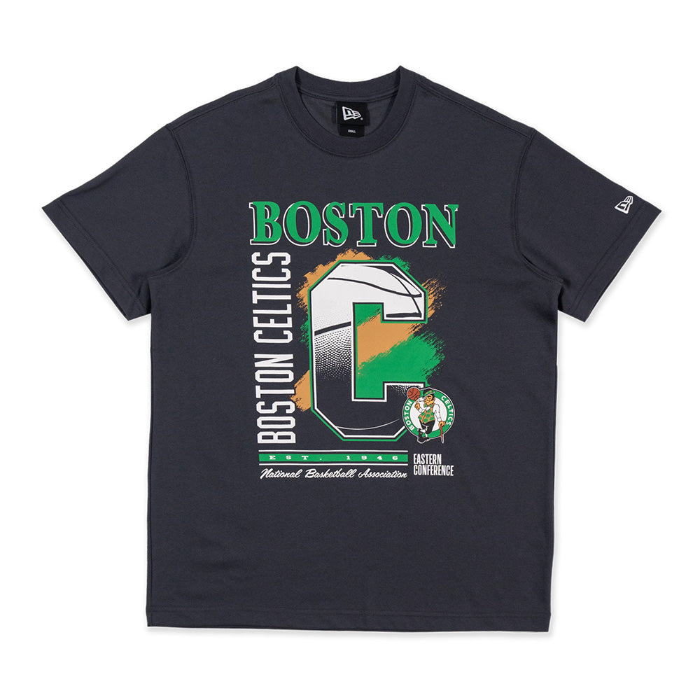 New Era Boston Celtics NBA Baller Era Graphite Short Sleeve T-Shirt