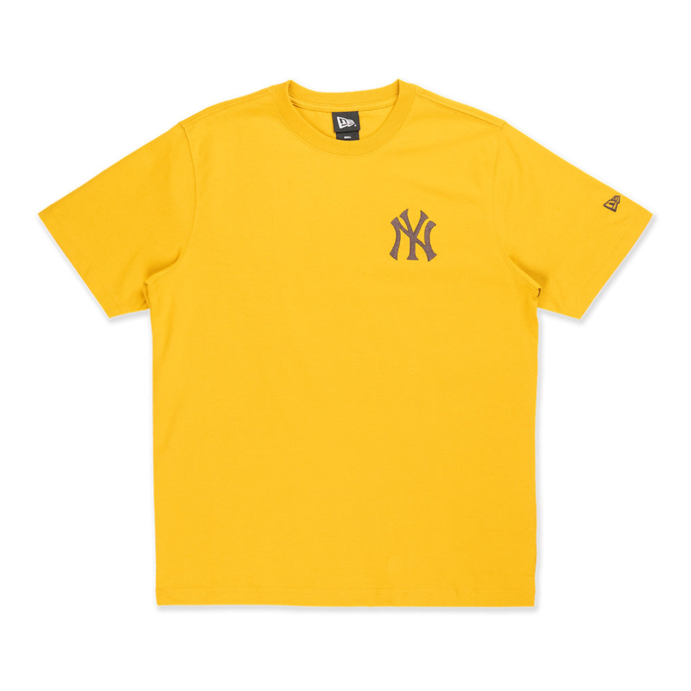 New Era New York Yankees MLB Color Era Yellow Mustard Short Sleeve T-Shirt