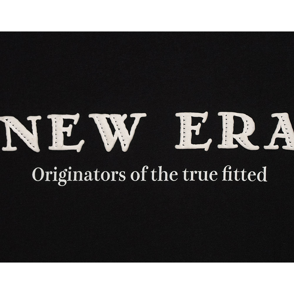 New Era Wordmark Basic Black Short Sleeve Oversized Short Sleeve T-Shirt