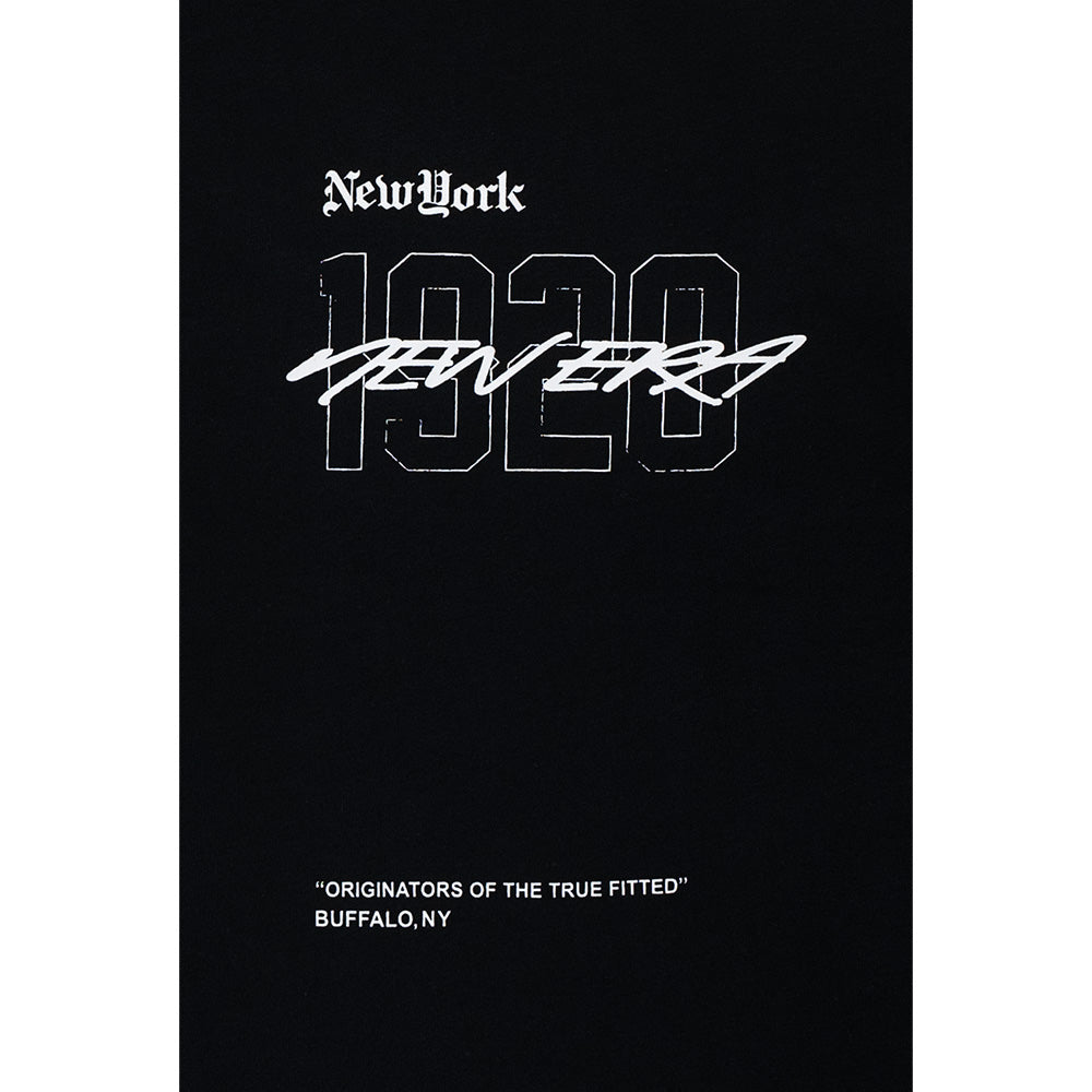 New Era Wordmark ODE TO NY Liberty Black Oversized Short Sleeve T-Shirt