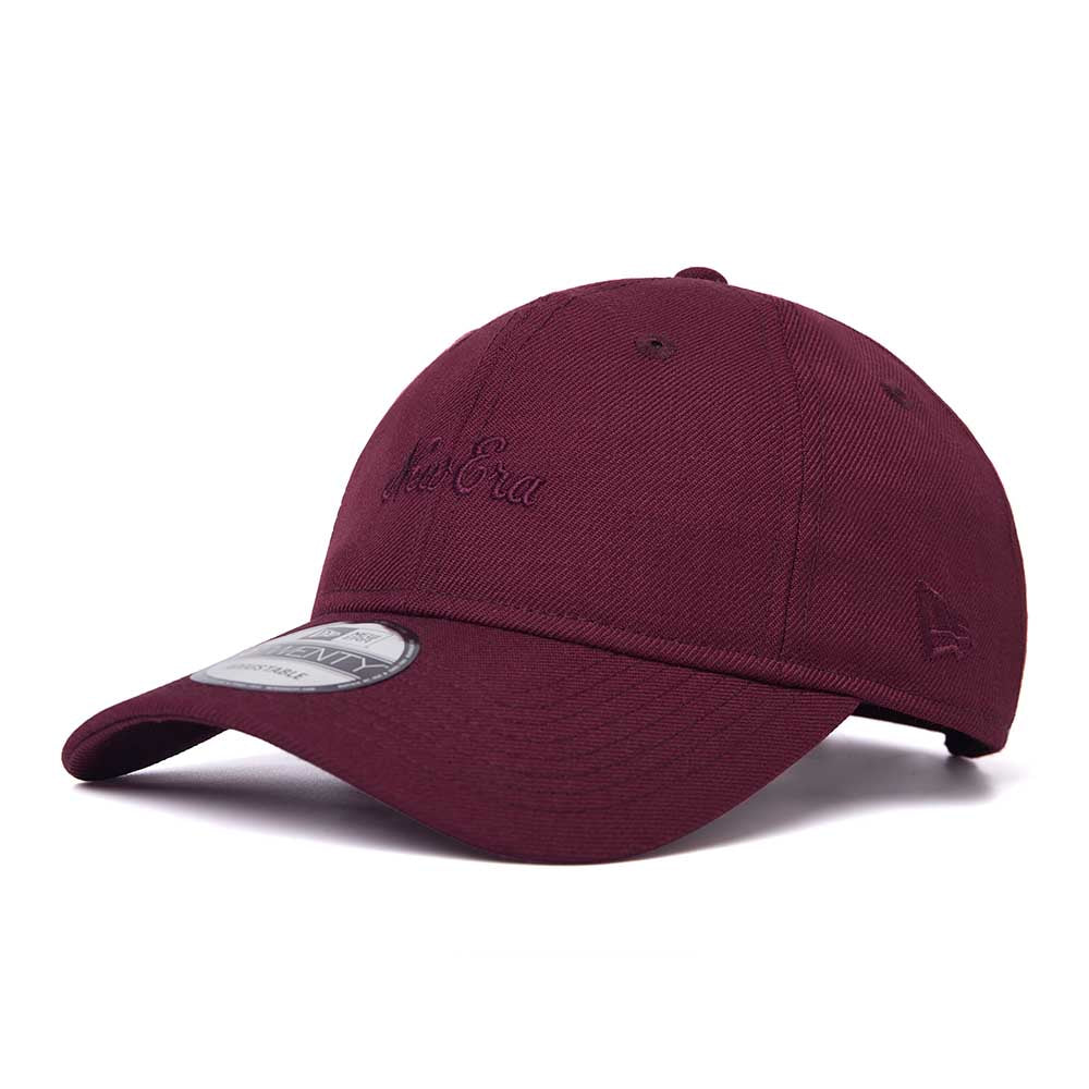 New Era Script Essential Plum 9TWENTY Adjustable Cap