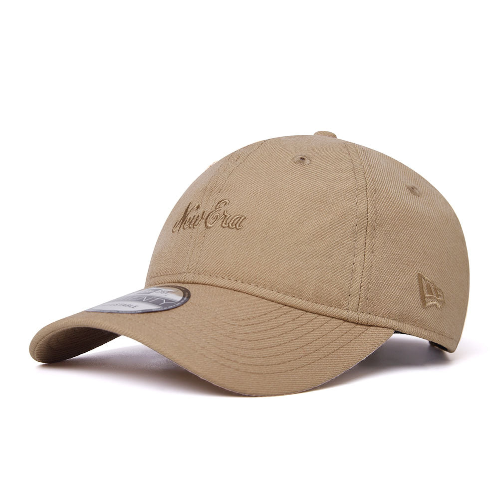 New Era Script Essential Khaki 9TWENTY Adjustable Cap