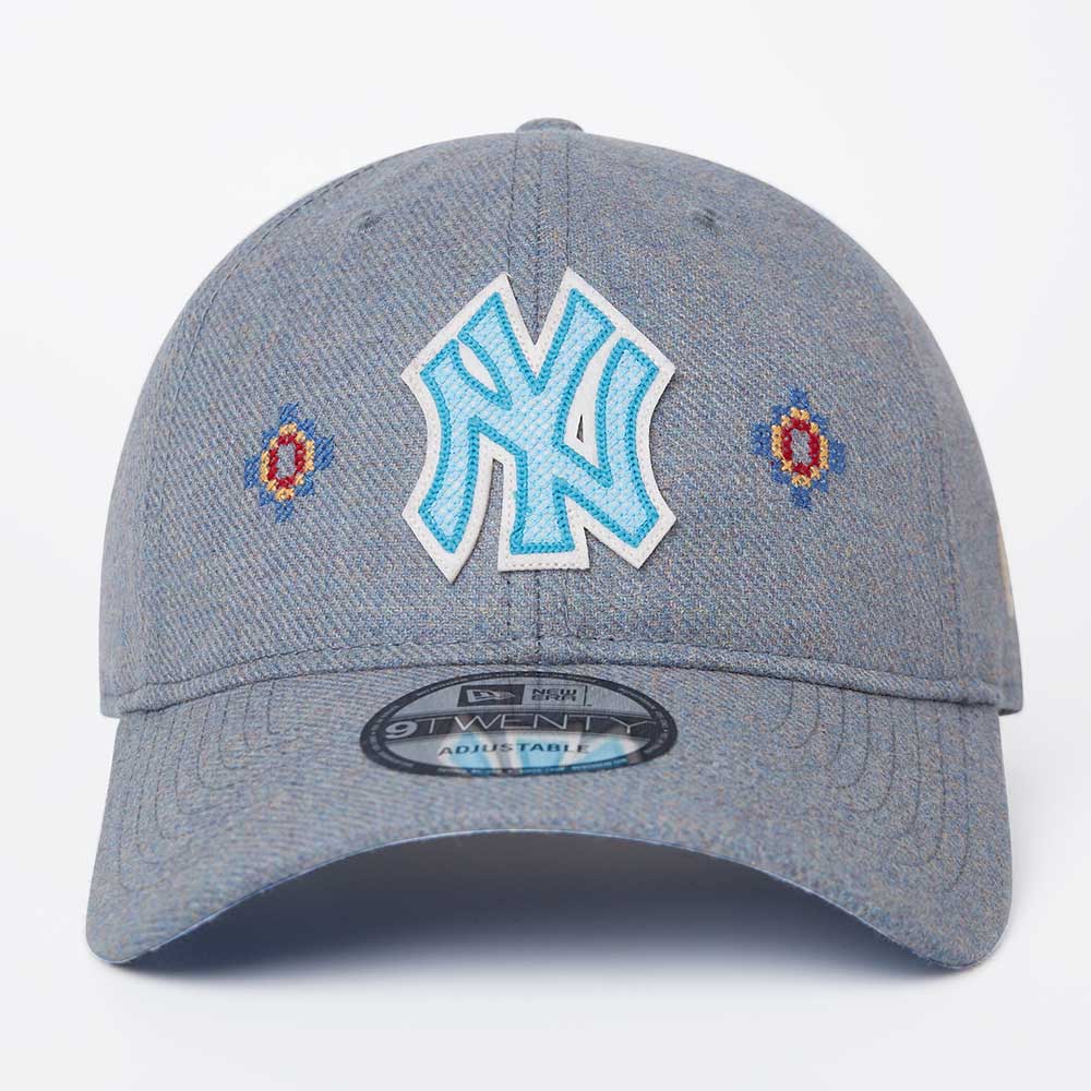 New Era New York Yankees MLB Ancient Crafts Fadded Denim 9TWENTY Adjustable Cap