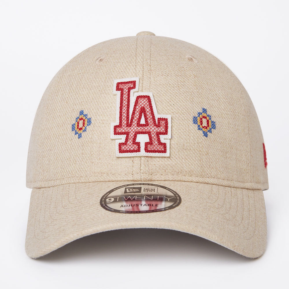 New Era Los Angeles Lakers MLB Ancient Crafts Ivory 9TWENTY Adjustable Cap