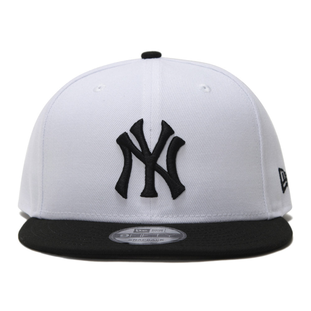 New Era New York Yankees MLB Seasonal Core White on Black 9FIFTY Snapback Cap