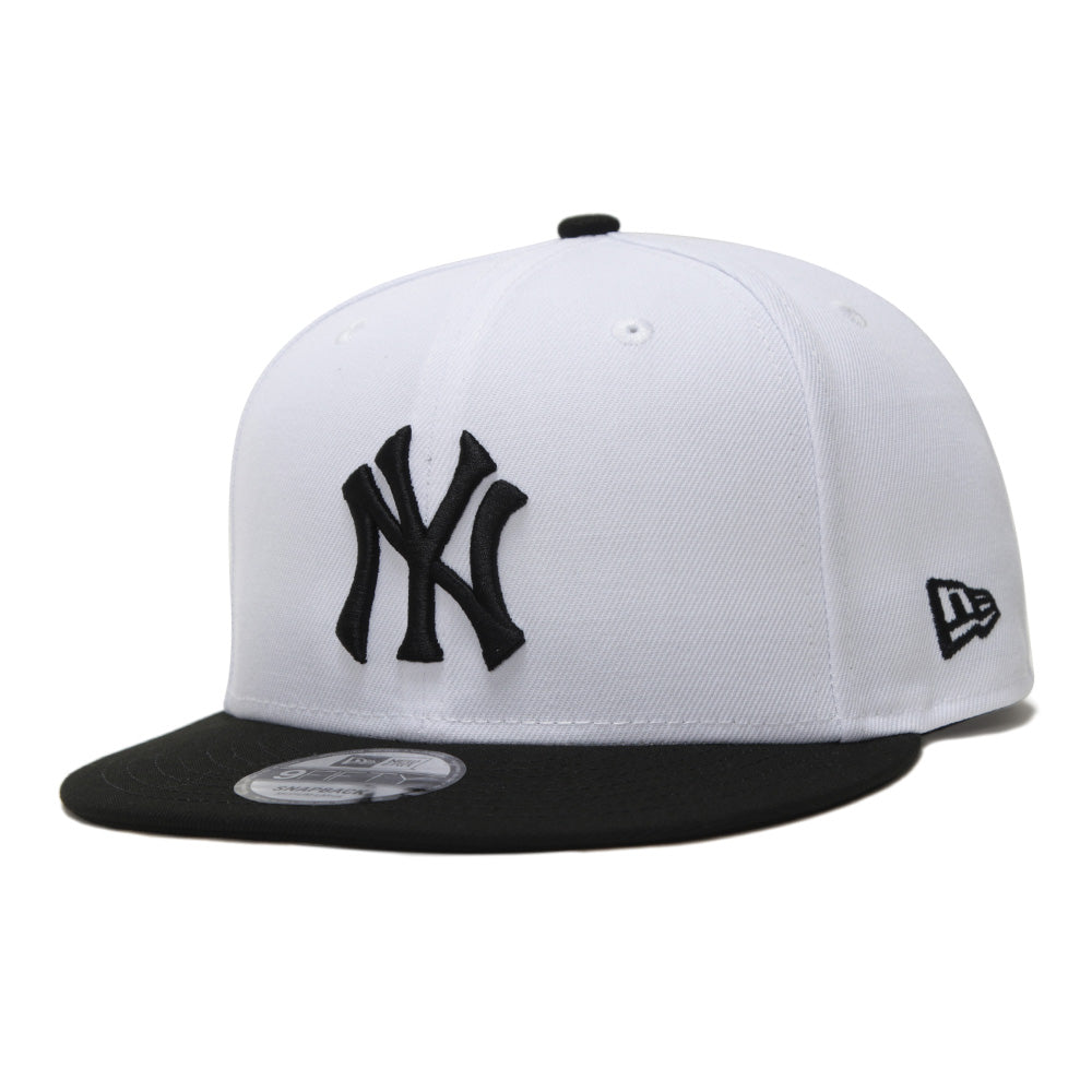 New Era New York Yankees MLB Seasonal Core White on Black 9FIFTY Snapback Cap