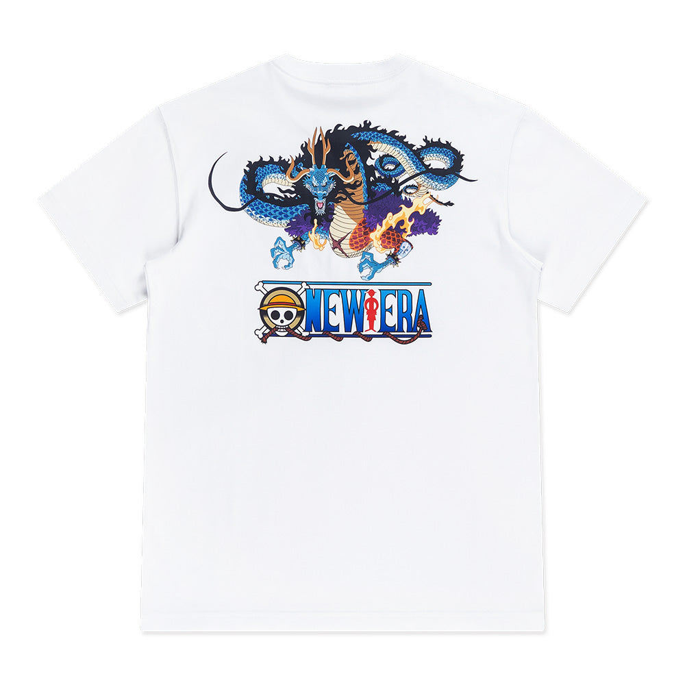 New Era x One Piece Gear 5 The Fish Fish Fruit White Short Sleeve T-Shirt