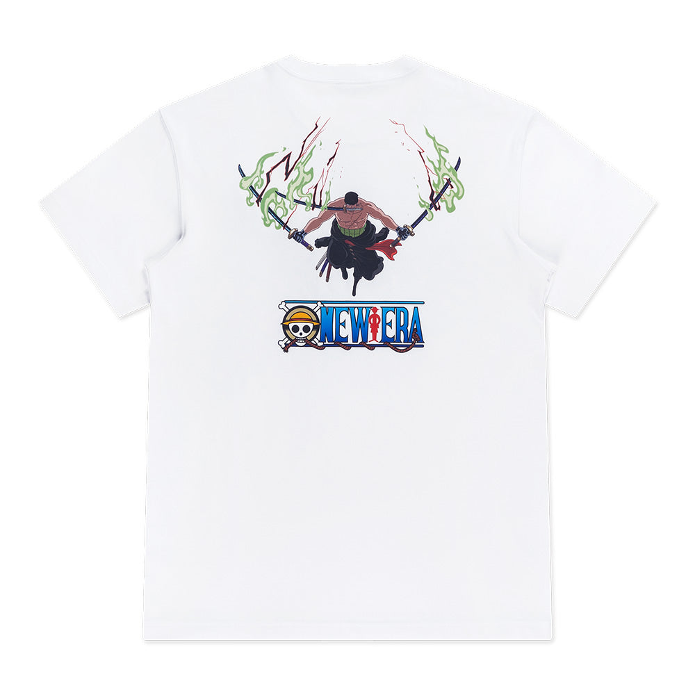 New Era x One Piece Gear 5 Zoro White Short Sleeve T-Shirt