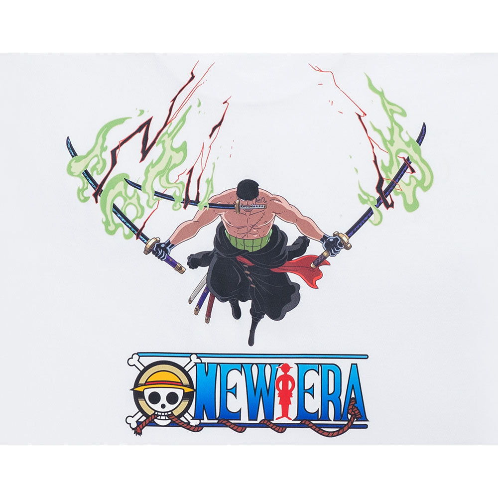 New Era x One Piece Gear 5 Zoro White Short Sleeve T-Shirt