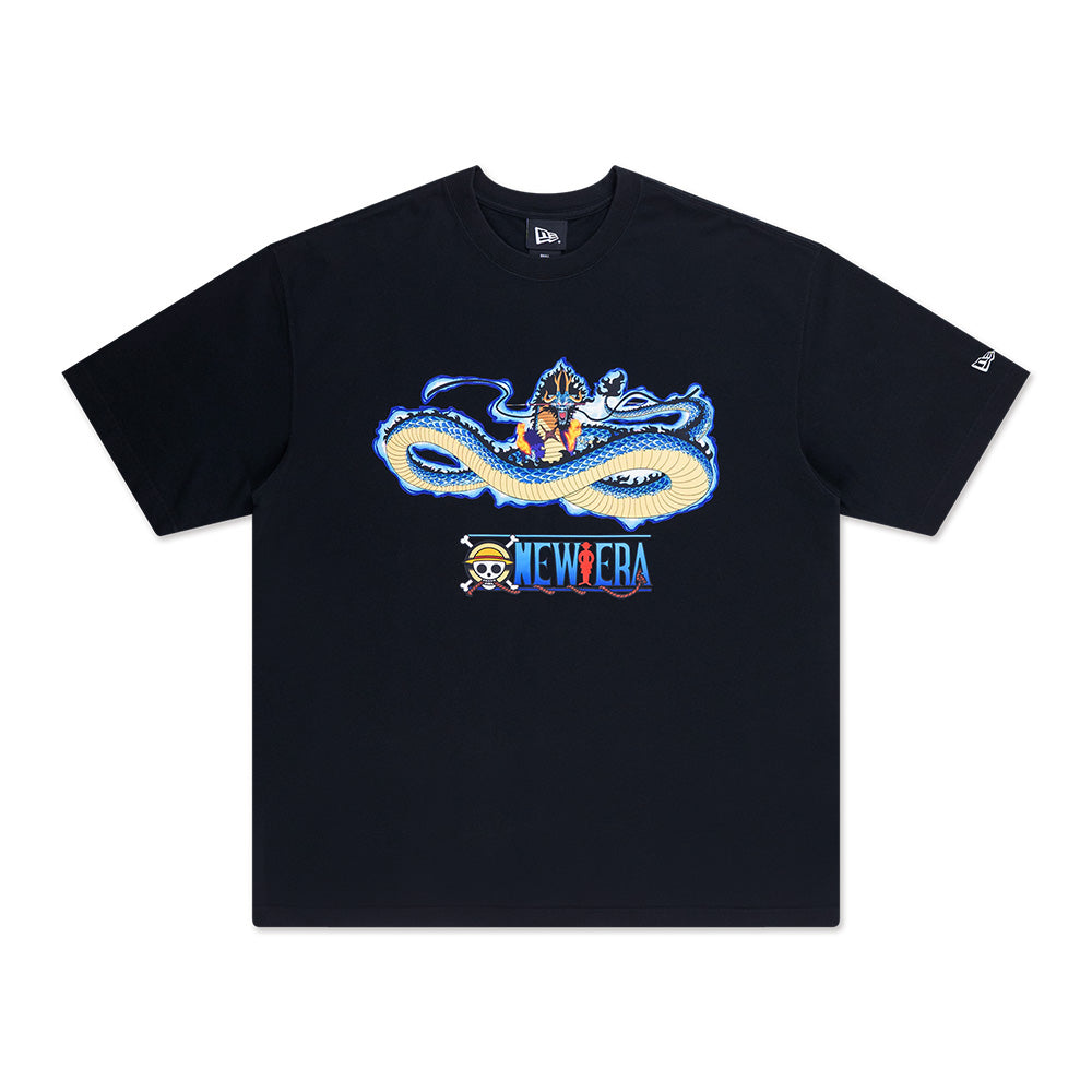 New Era x One Piece Gear 5 Kaido Dargon Black Oversized Short Sleeve T-Shirt