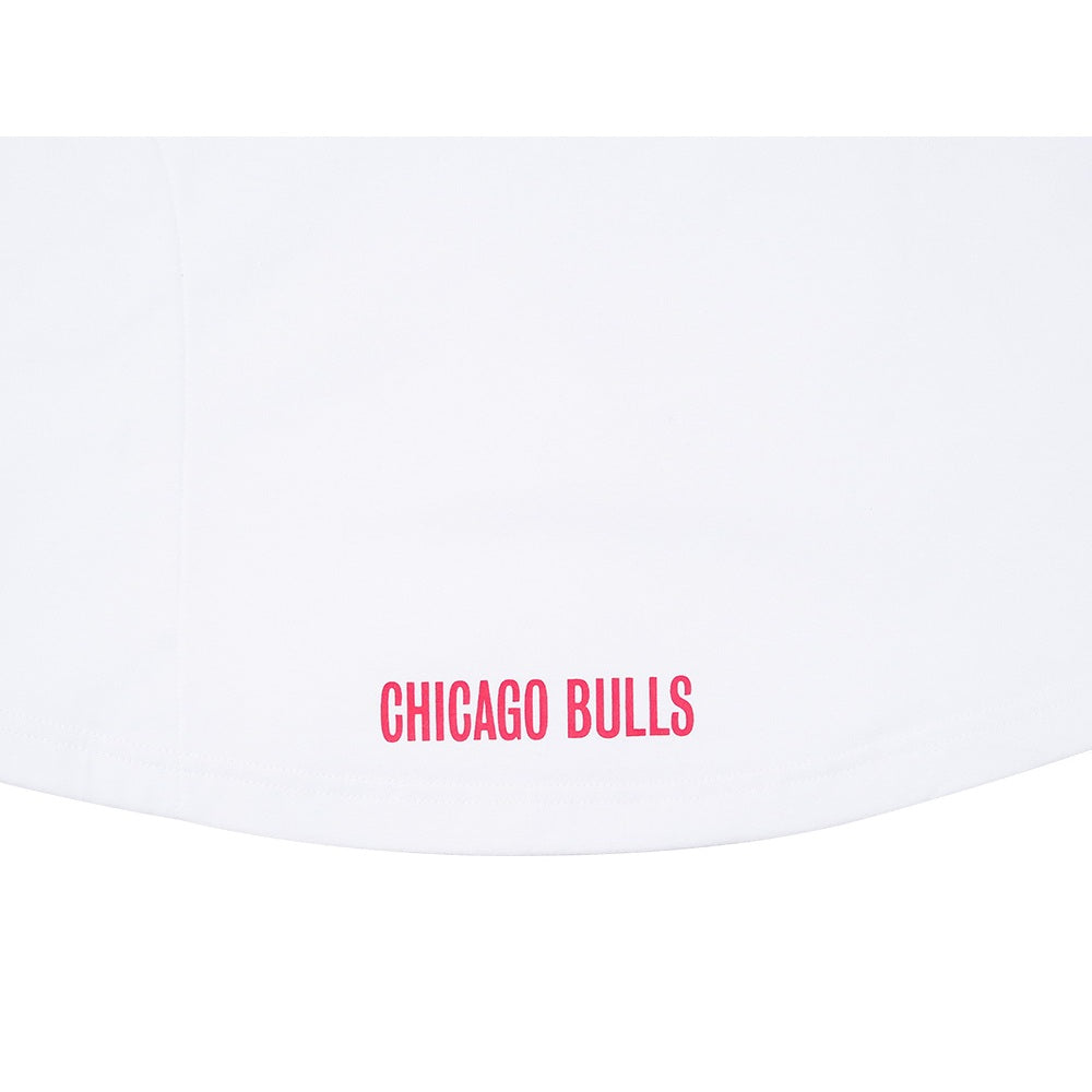 Chicago Bulls NBA 6x Champion Size Zip White Muscle Tank