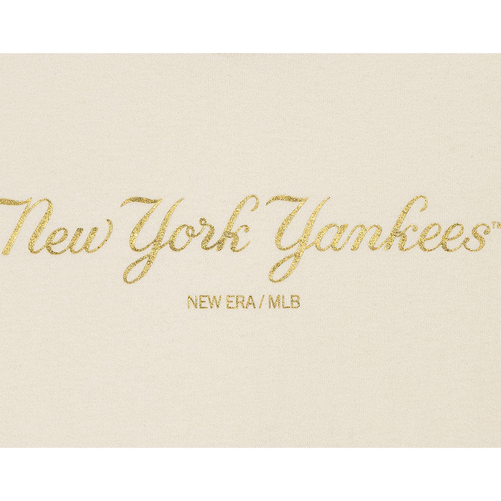 New Era New York Yankees MLB New Era Year of the Snake Chrome White Women Short Sleeve T-Shirt