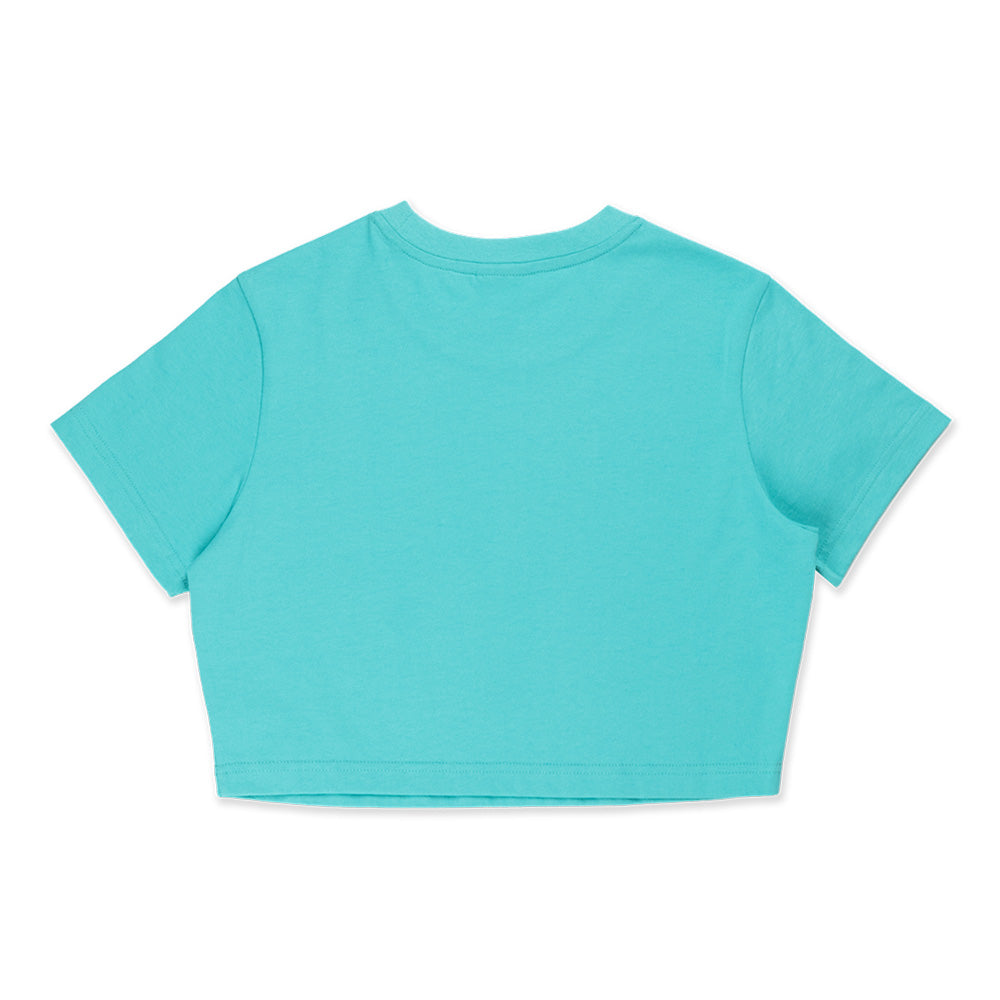 New Era Los Angeles Dodgers MLB Color Era Arctic Teal Women Crop Top T-Shirt