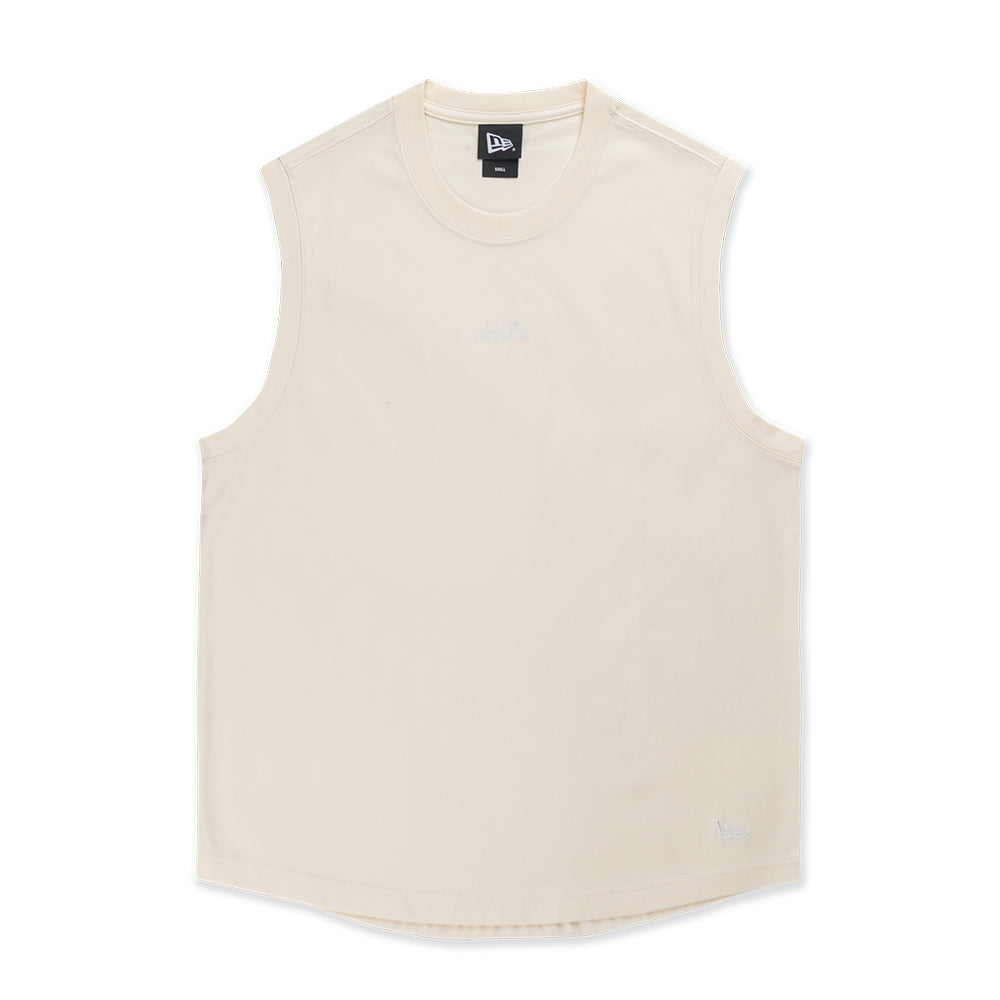 New Era Script Basic Chrome White Tank Top