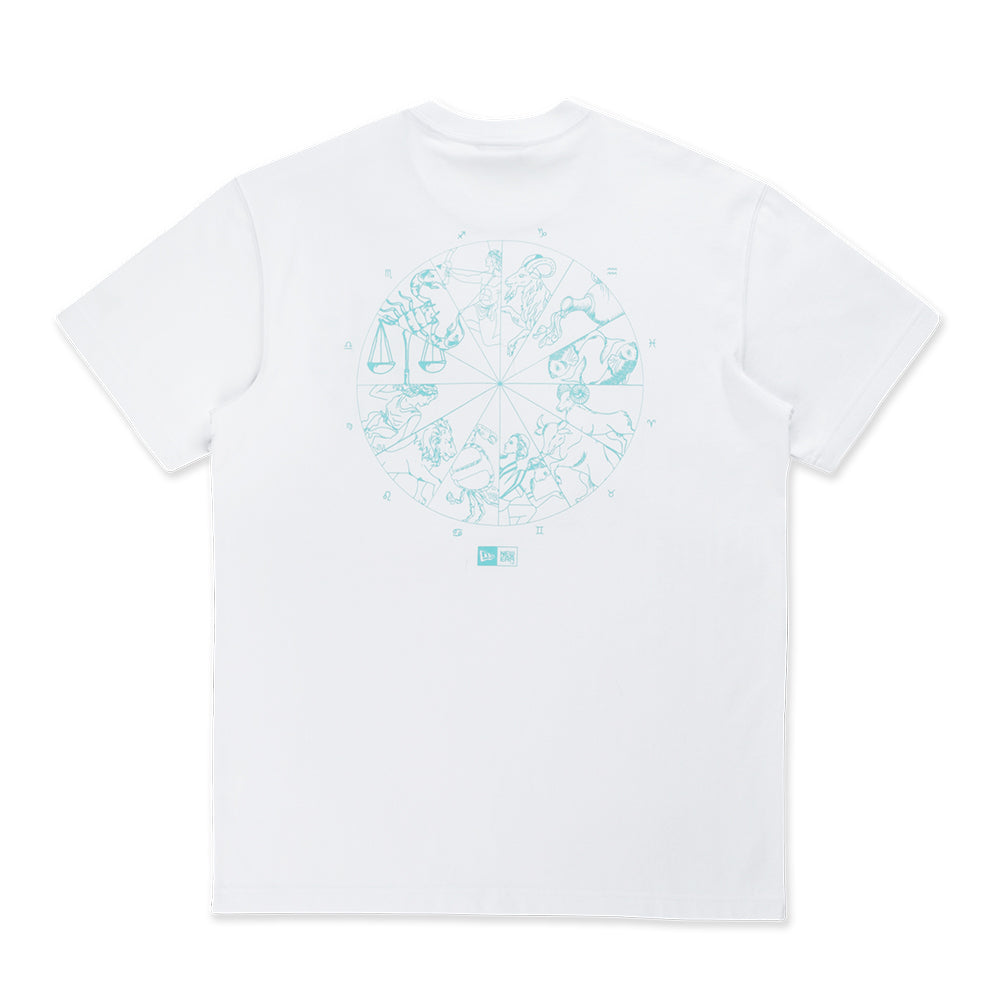 New Era Horoscope Horizons Circle White Short Sleeve T-Shirt