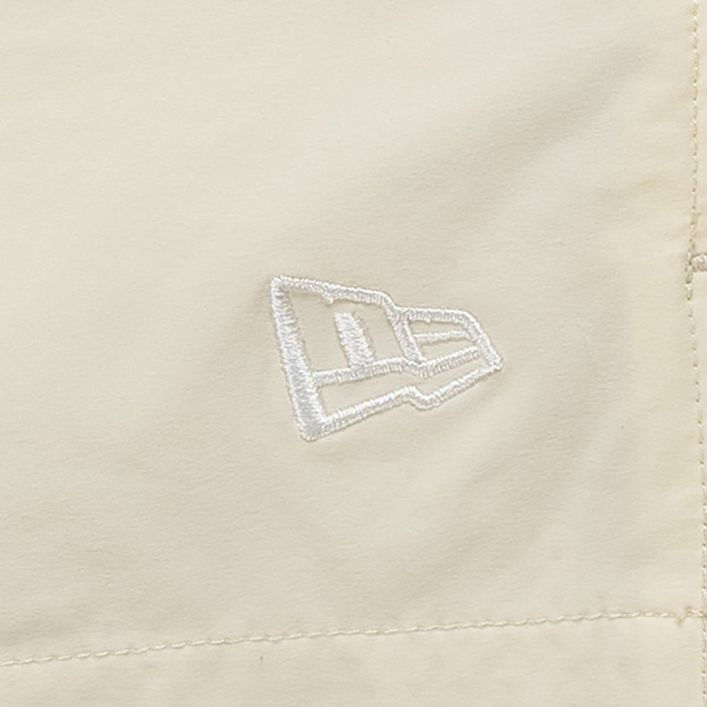 New Era Script Basic Chrome White Woven Shorts