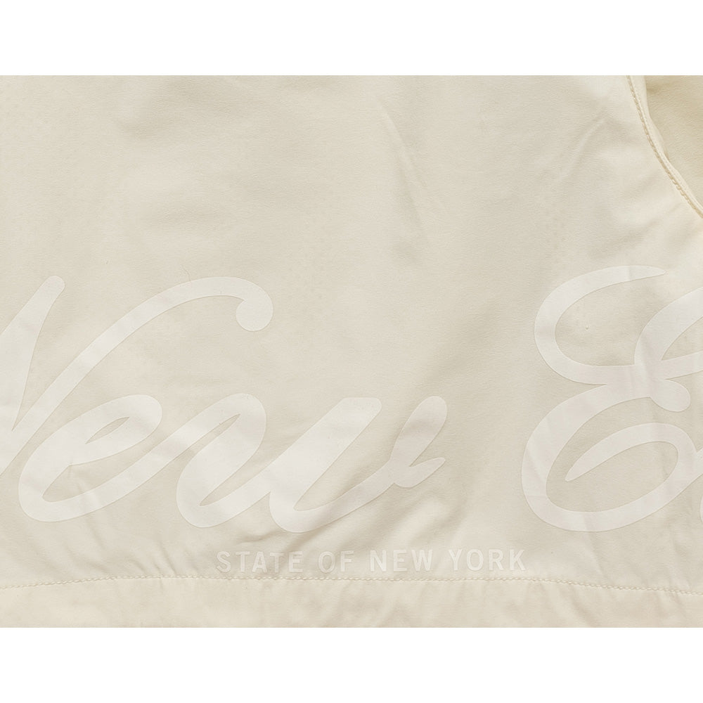 New Era Script Basic Chrome White Woven Shorts