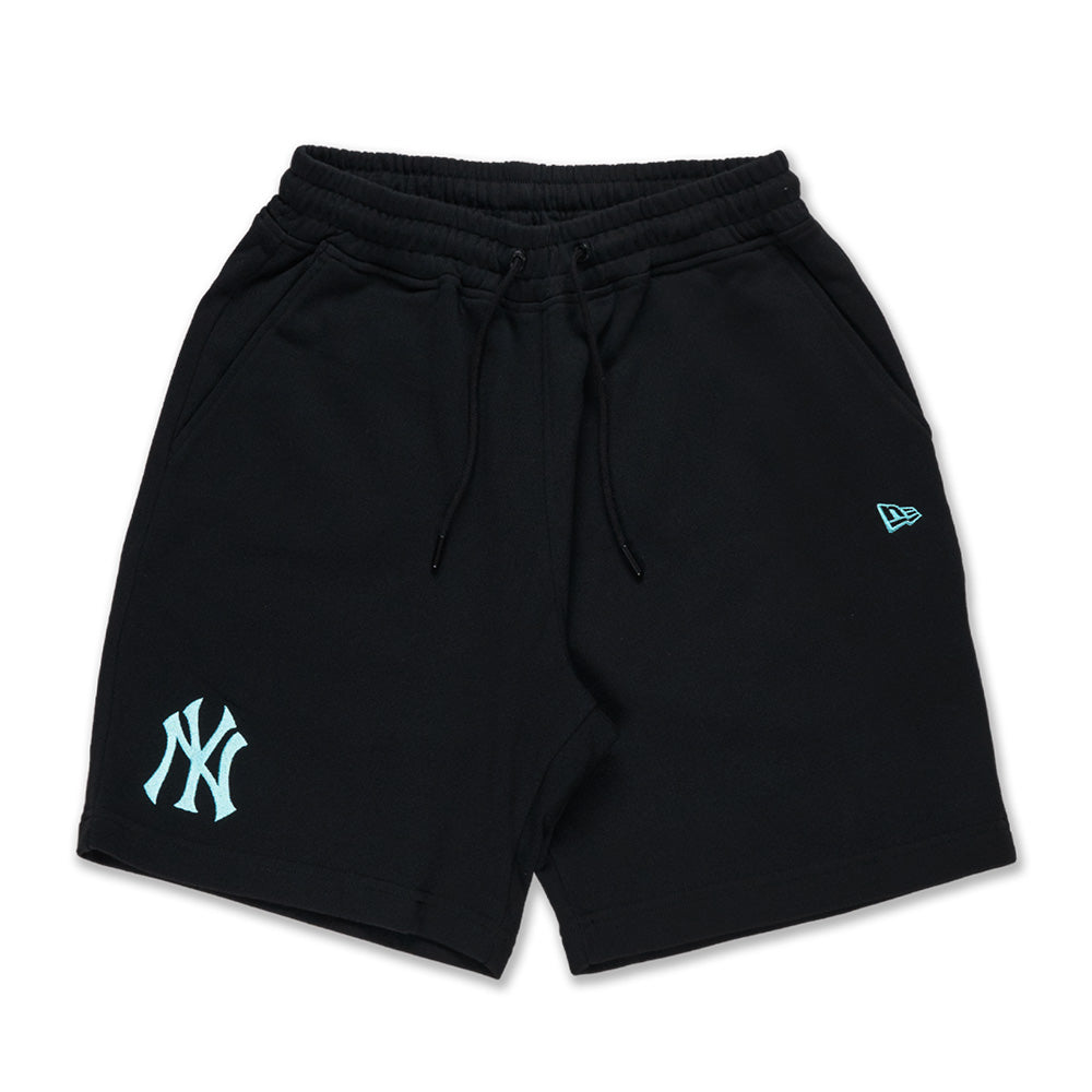 New Era New York Yankees MLB Color Era Black Teal Knit Shorts