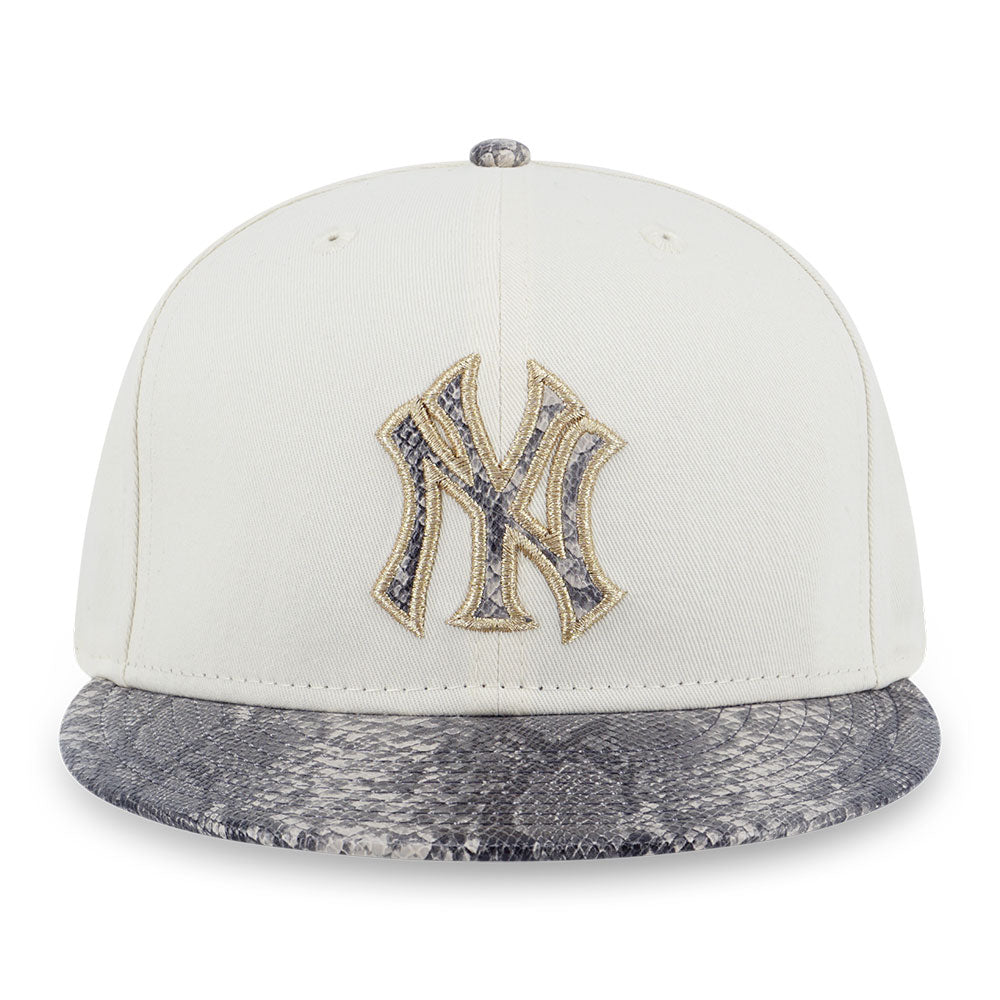 New Era New York Yankees MLB New Era Year of the Snake Chrome White 9FIFTY Snapback Cap