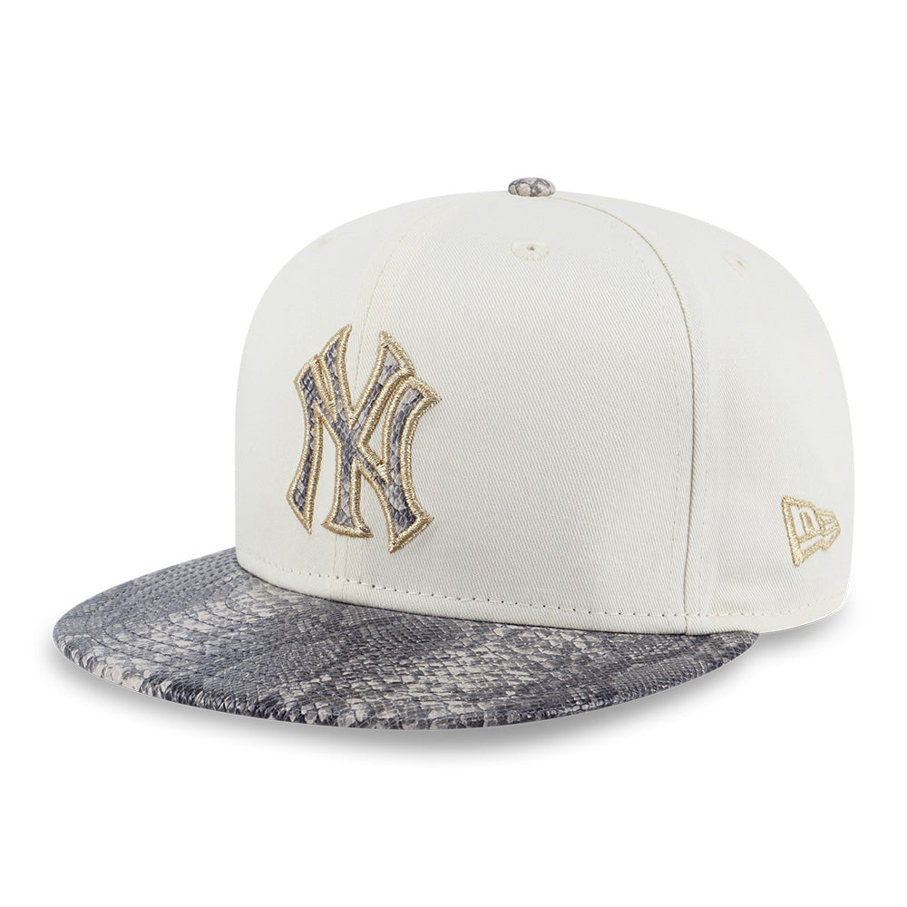 New Era New York Yankees MLB New Era Year of the Snake Chrome White 9FIFTY Snapback Cap