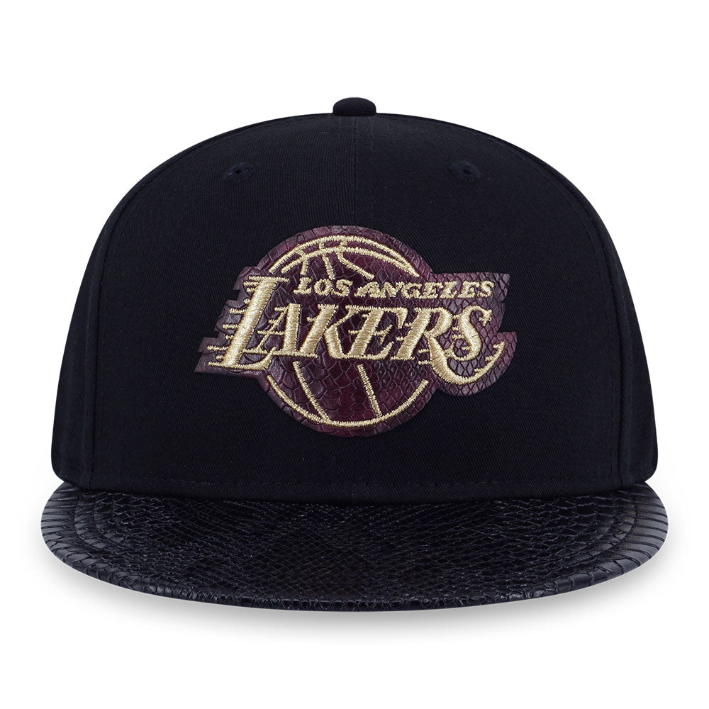 New Era Los Angeles Lakers NBA New Era Year of the Snake Black 9FIFTY Snapback Cap