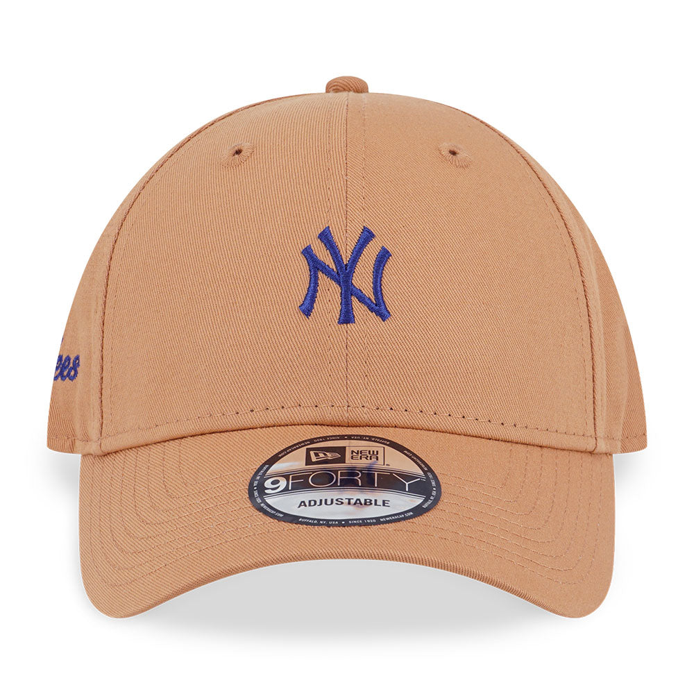 New Era New York Yankees MLB Color Era Mini Logo Deep Sand 9FORTY Adjustable Cap