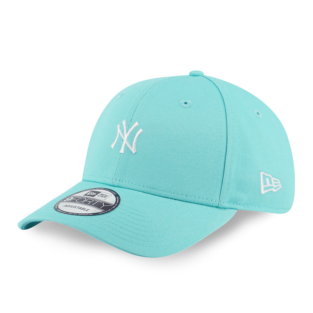 New Era New York Yankees MLB Color Era Mini Logo Arctic Teal 9FORTY Adjustable Cap