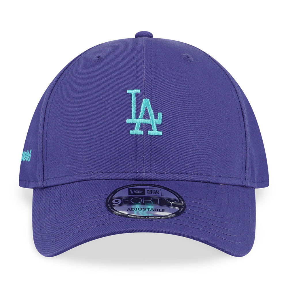 New Era Los Angeles Dodgers MLB Color Era Mini Logo Ink Purple 9FORTY Adjustable Cap