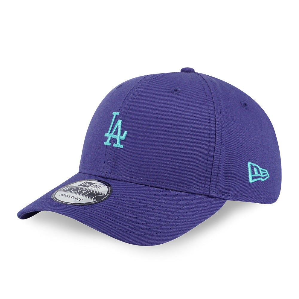 New Era Los Angeles Dodgers MLB Color Era Mini Logo Ink Purple 9FORTY Adjustable Cap