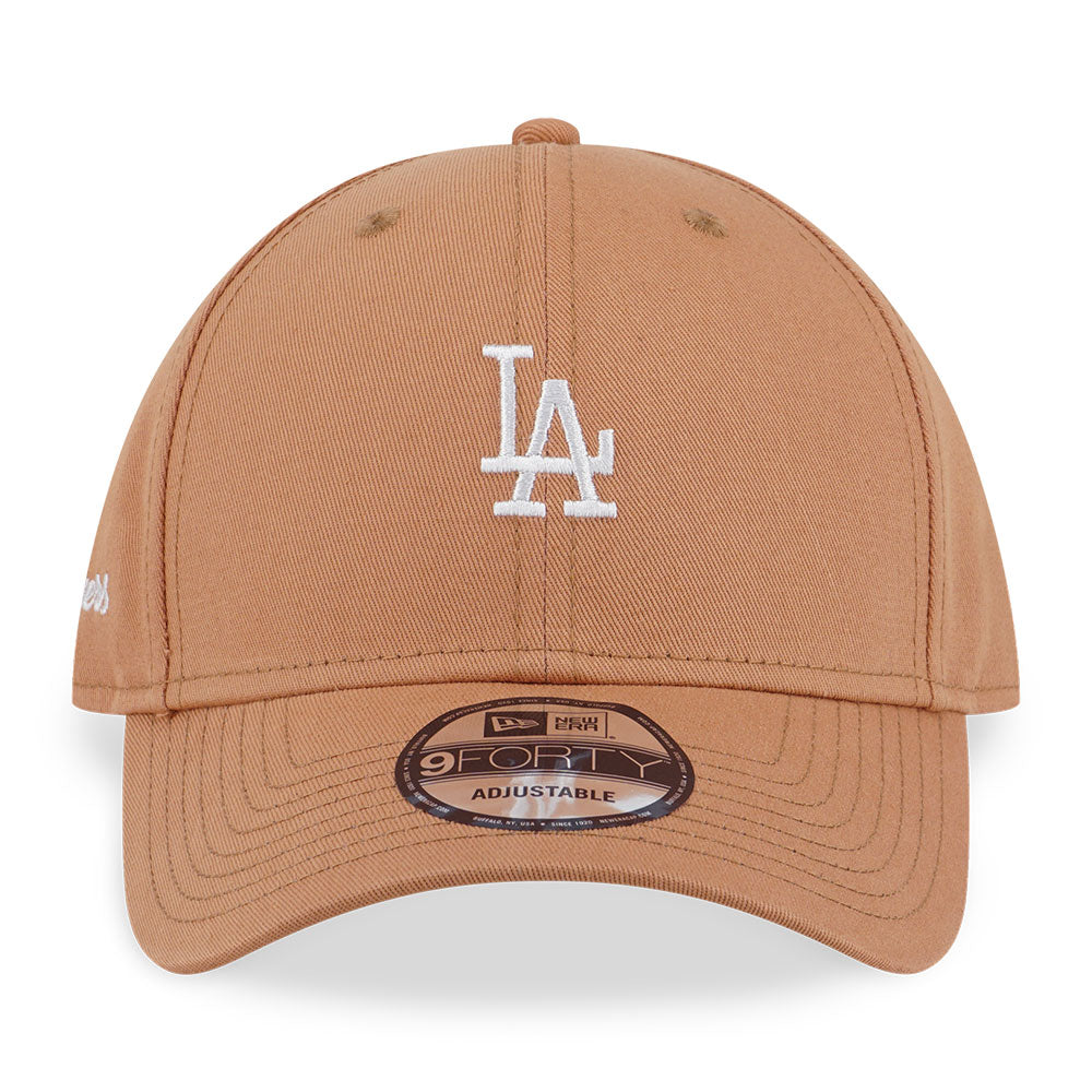 New Era Los Angeles Dodgers MLB Color Era Mini Logo Deep Sand 9FORTY Adjustable Cap