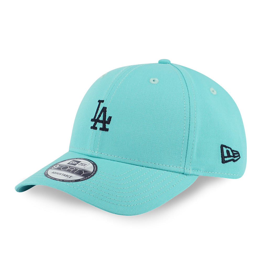 New Era Los Angeles Dodgers MLB Color Era Mini Logo Arctic Teal 9FORTY Adjustable Cap