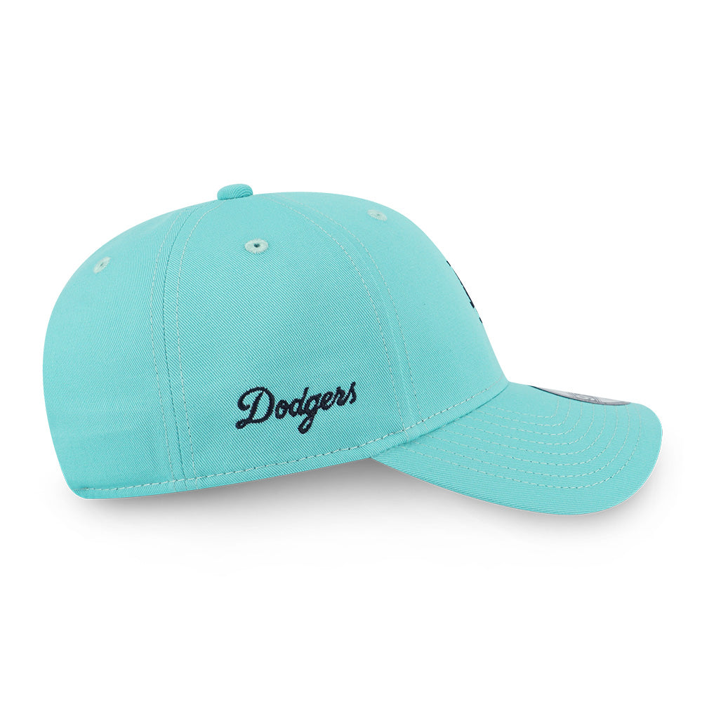 New Era Los Angeles Dodgers MLB Color Era Mini Logo Arctic Teal 9FORTY Adjustable Cap