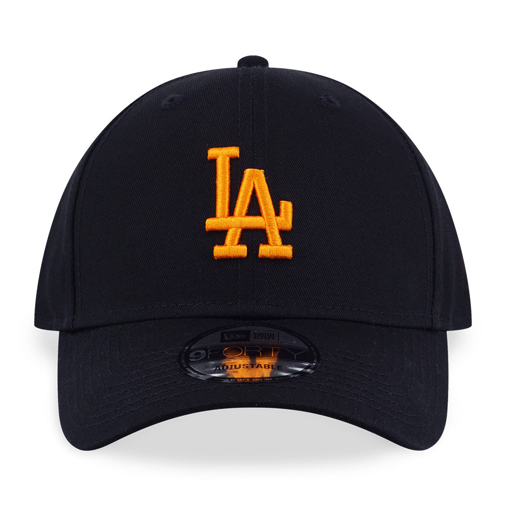 New Era Los Angeles Dodgers MLB Color Era Black Orange 9FORTY Adjustable Cap