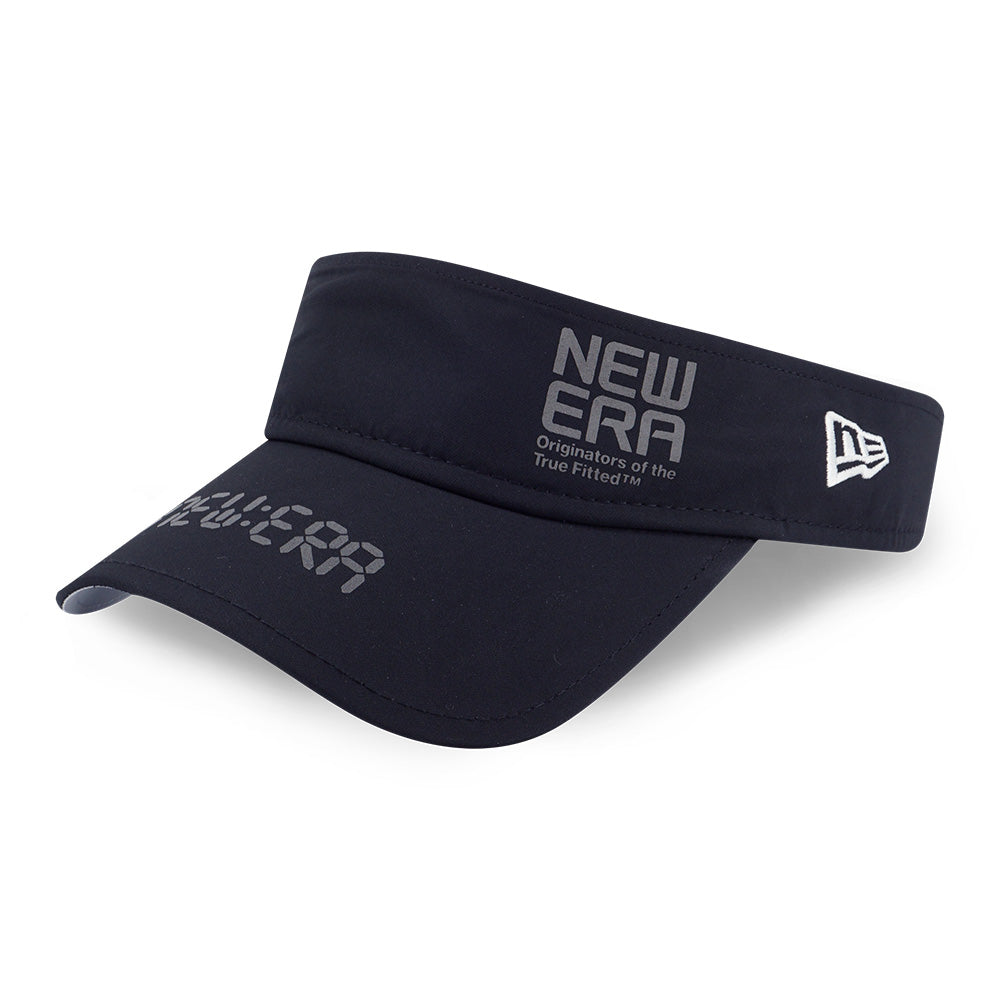 New Era Wordmark City Sport Black Visor Hat